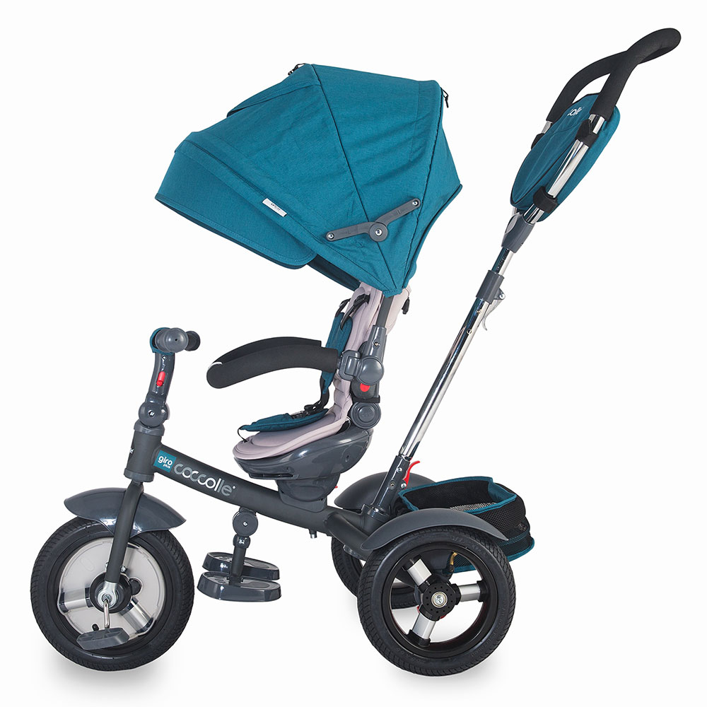Tricicleta Coccolle Giro Plus Albastru, 9 luni-4 ani