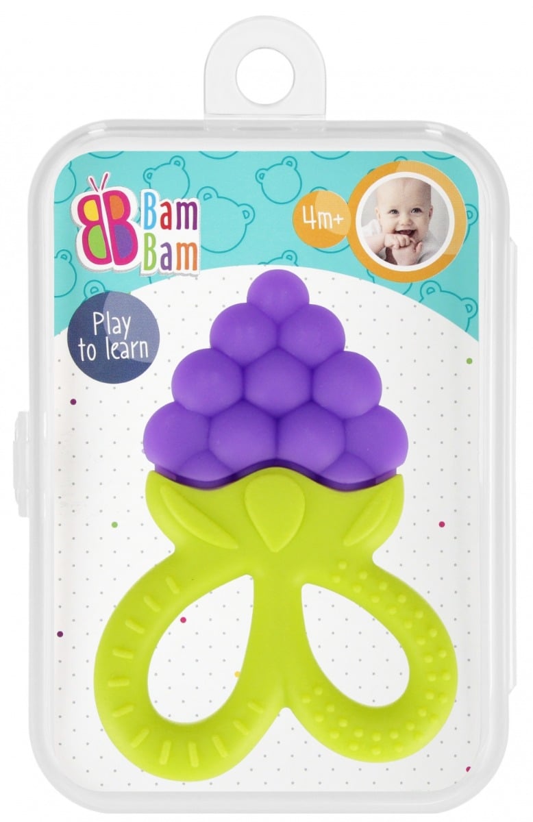 BamBam Jucarie Dentitie Struguri - Calmeaza Gingiile