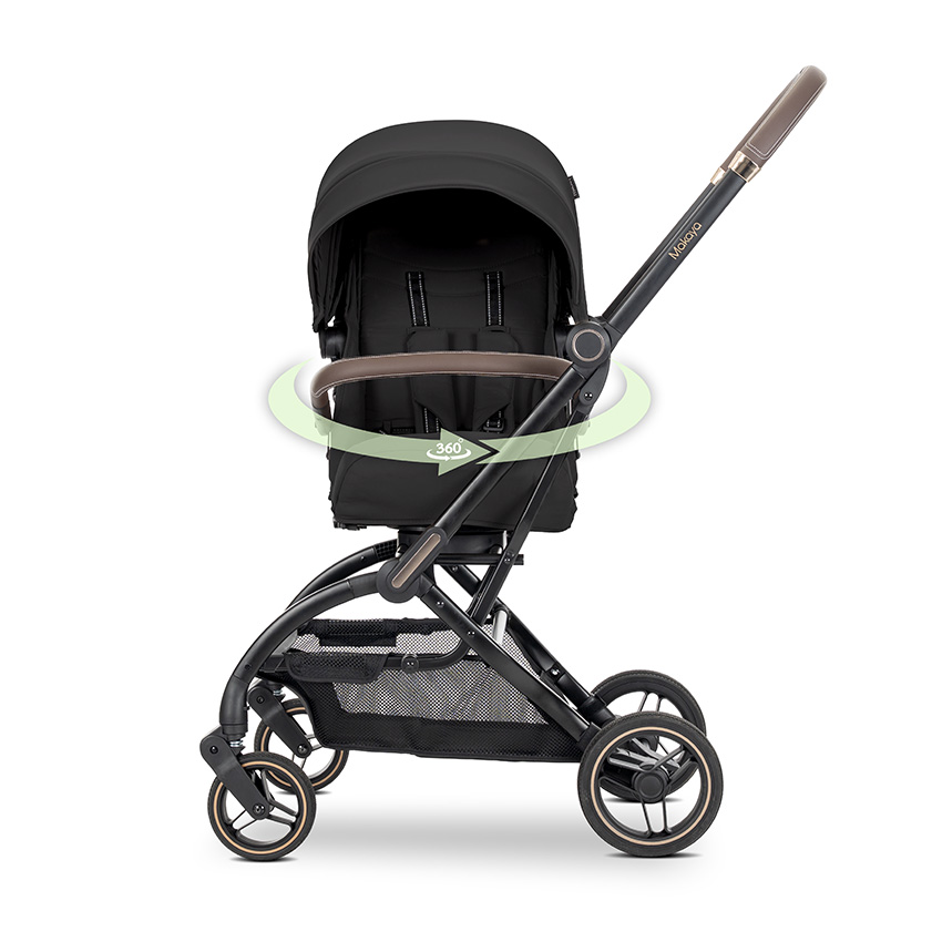 Lorelli Makaya Black - Carucior cu scaun rotativ 360° - imagine 2