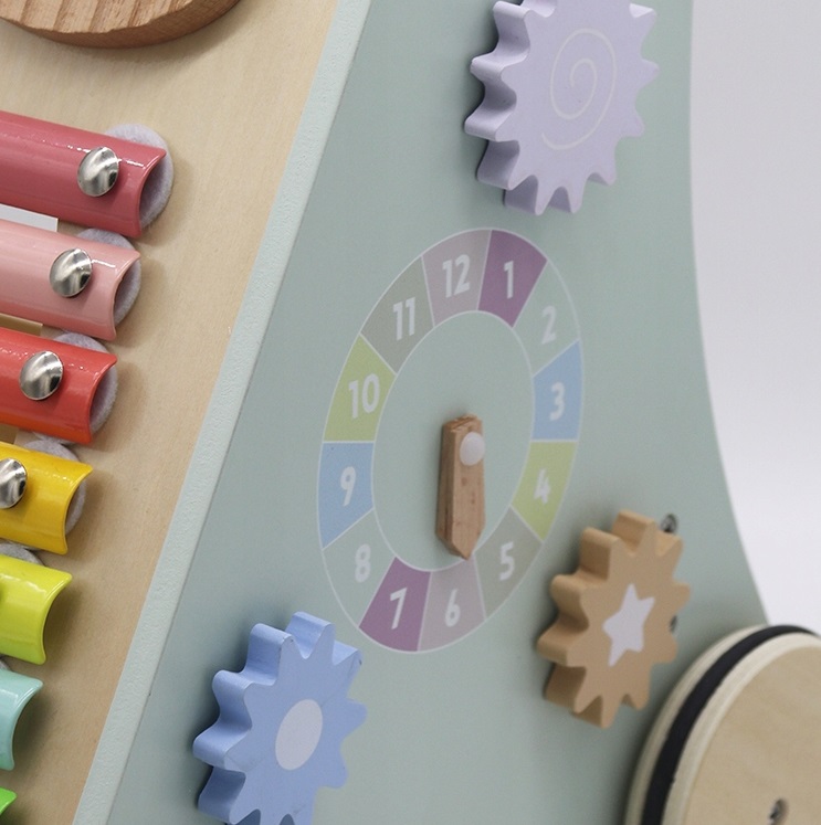 Matadi Antepremergator Lemn Educativ Blue - imagine 5