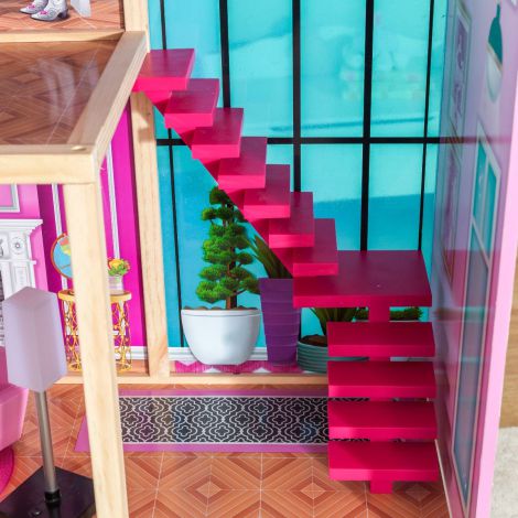 Casuta de Papusi Shimmer Mansion KidKraft - imagine 8