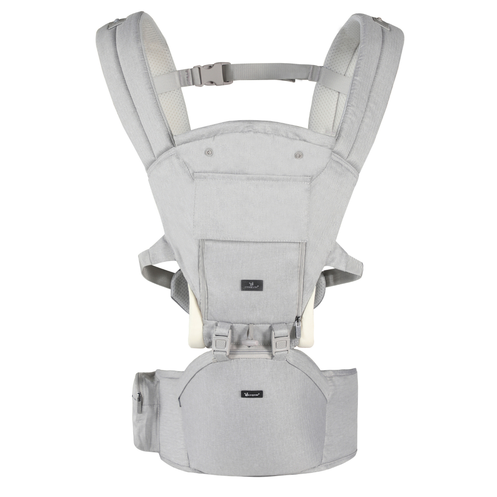 Marsupiu Cangaroo Ivy Grey | Ergonomic - imagine 9