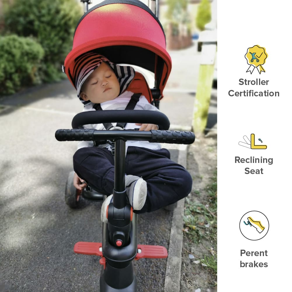 Smart Trike STR3 6in1 Rosu | Pliabila si Touch Steering - imagine 8