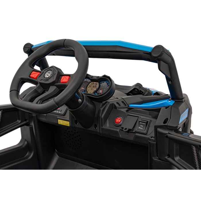 ATV Electric Ramiz 4x4 pentru Copii - Albastru - imagine 9