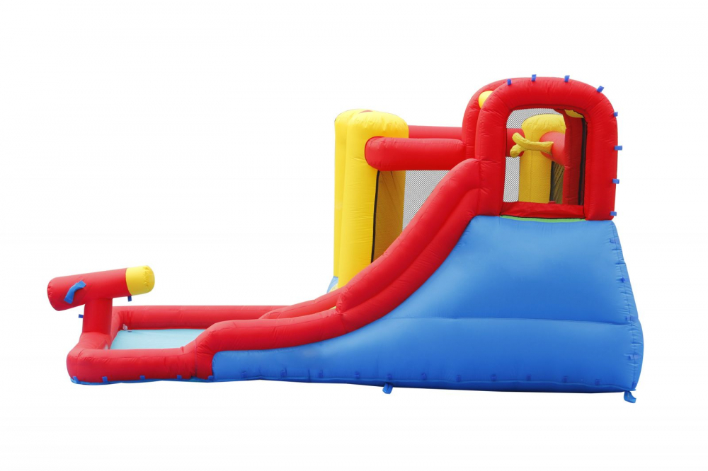 Saltea Gonflabilă Happy Hop cu Piscină și Tobogan - imagine 5
