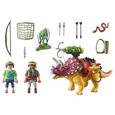 Playmobil Triceratops - Aventură Preistorică - imagine 3