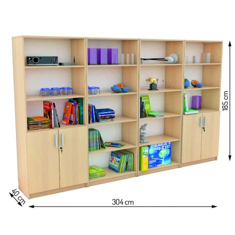 Set Expo 7 Moje Bambino - Mobilier școlar mesteacan - imagine 6