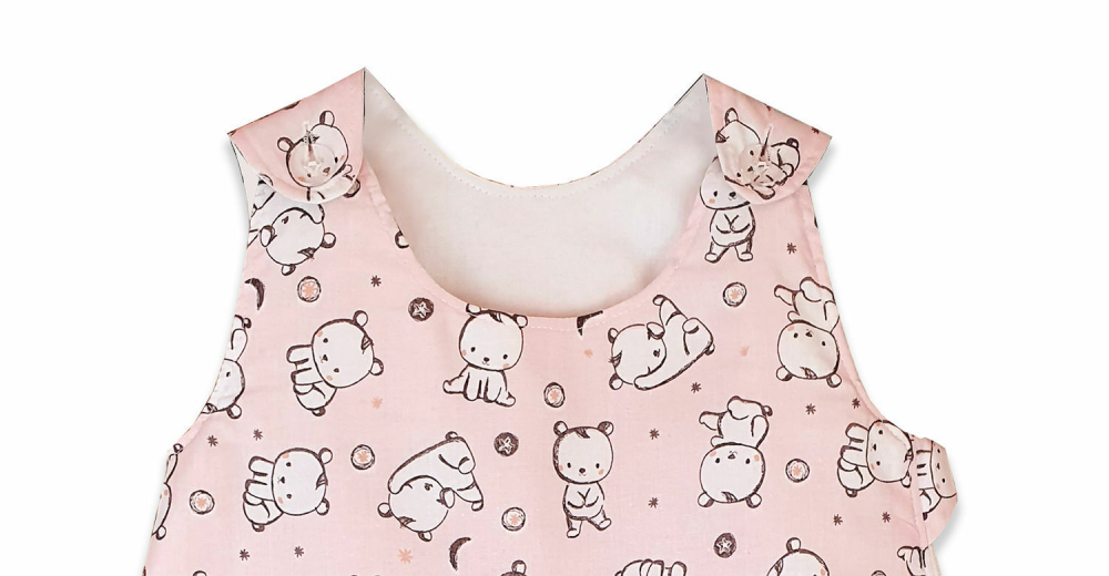 Sac Dormit Copii KidsDecor 1 TOG Roz Bumbac - imagine 3