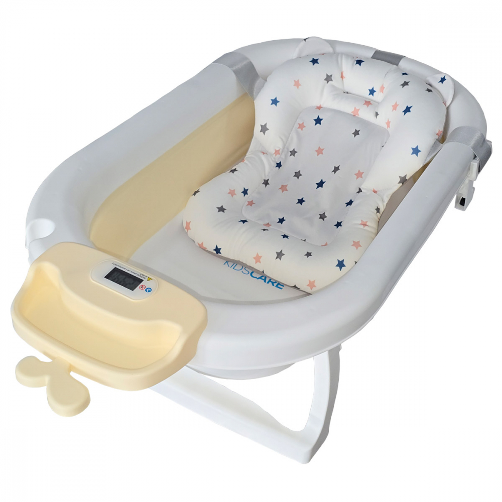 Cadita KidsCare Pliabilă 7-in-1 Bej