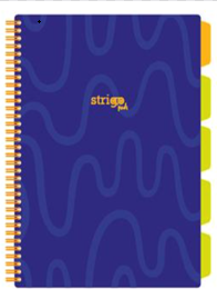 Caiet Strigo Project Book Neon A4 cu Separatoare