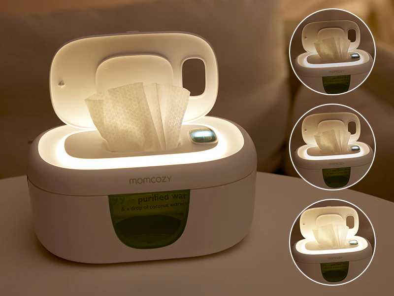 Incalzitor servetele umede Momcozy cu lumina - imagine 6