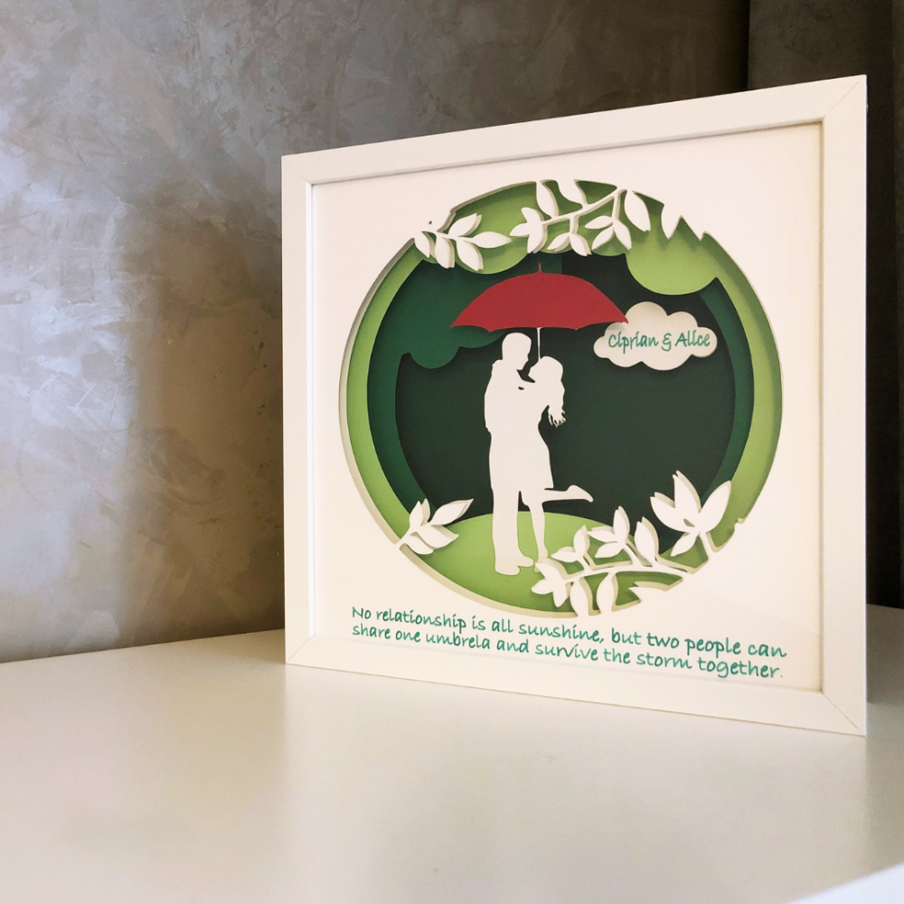 Tablou Luminos Indragostiti 002 - Noorhandmadeatelier - imagine 5
