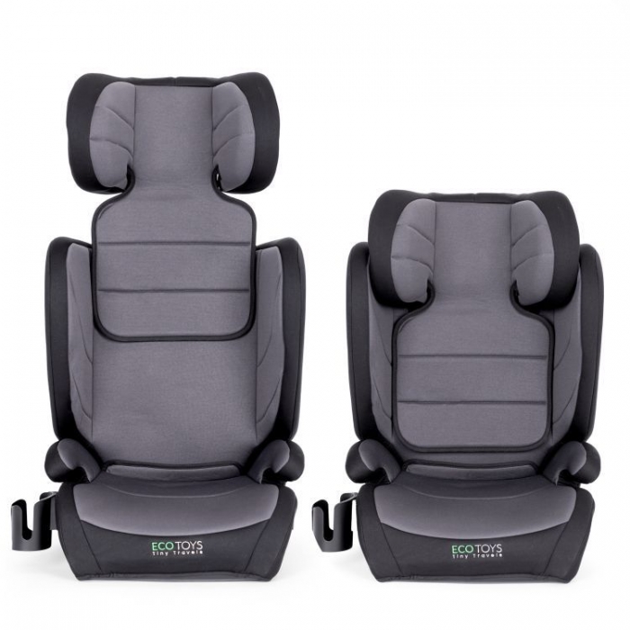Scaun Auto Ecotoys Isofix i-Size Gri - imagine 3