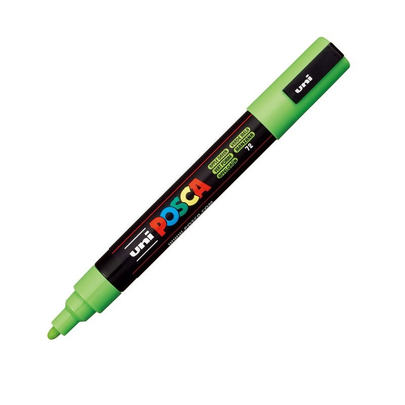 Marker Posca PC-5M Verde Mar, Vârf Mediu 1.8-2.5 mm