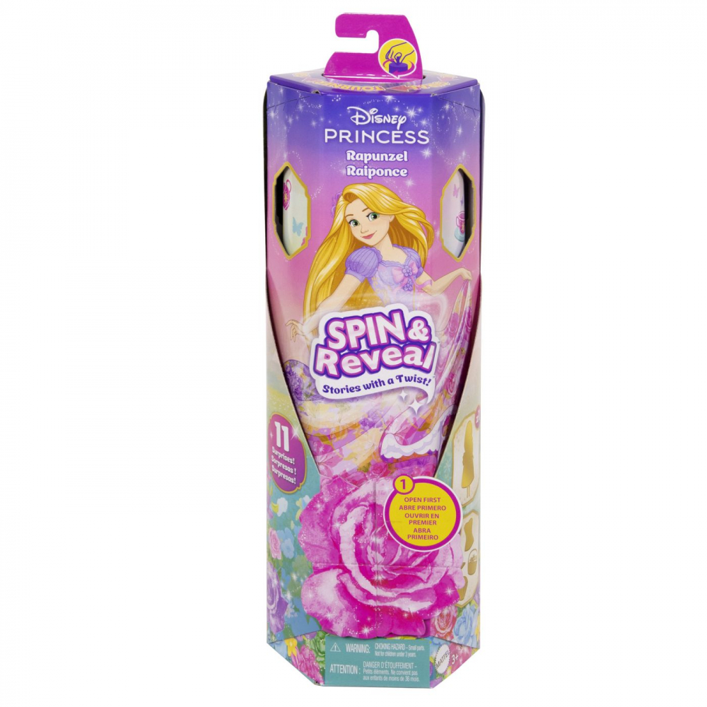Păpușă Disney Princess Rapunzel Spin and Reveal