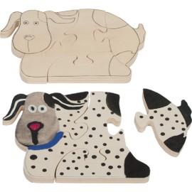 Puzzle Decorat Animale Beleduc | Creativitate
