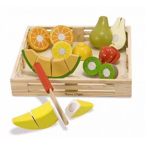 Set Fructe Lemn Tăiat Melissa & Doug - imagine 3