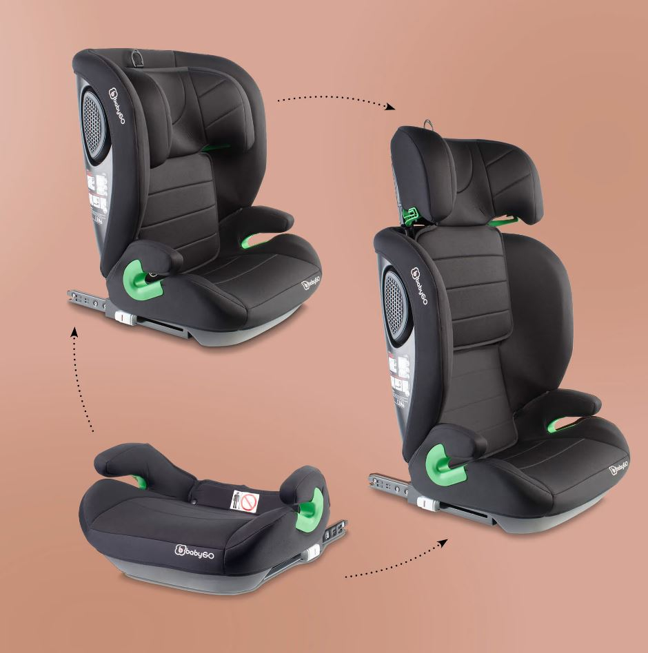 BabyGo SafeChild2 Scaun Auto Negru R129 - imagine 8