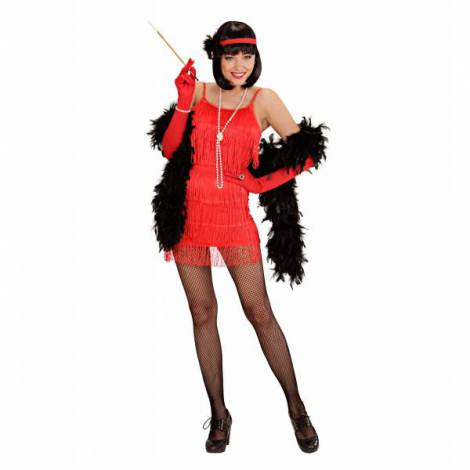 Costum Anii 20 Widmann - Rochie cu Franjuri si Bentita