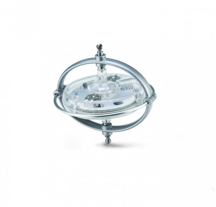 Giroscop UFO Navir cu LED - Joc Educativ