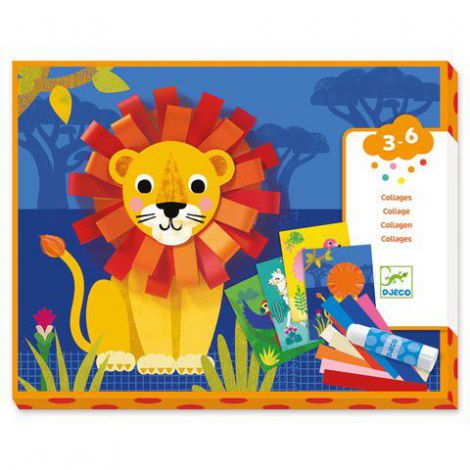 Djeco Animale cu Bucle - Atelier Creativ 3-6 Ani