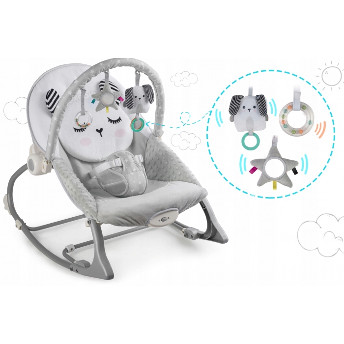 Balansoar Ricokids Panda cu Vibratii - imagine 3