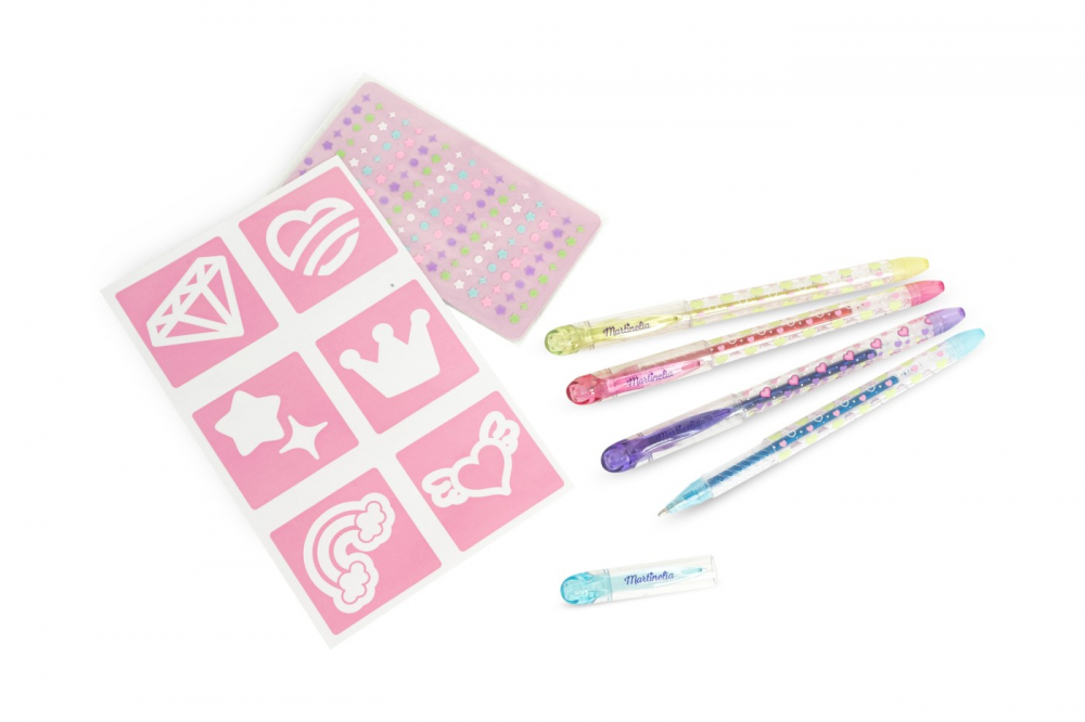 Set Tatuaje Temporare Martinelia - 4 Markere si Sabloane