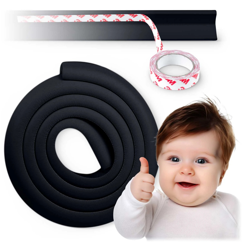 Rola Protectie Margini Ricokids 2m Negru