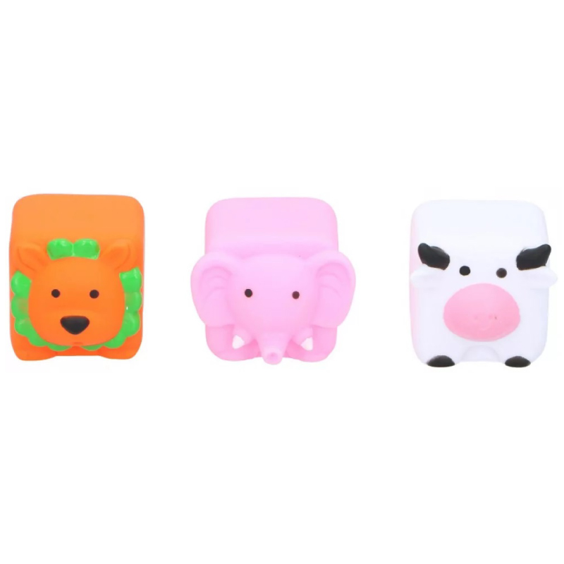 Set 3 jucării baie Eddy Toys animale - imagine 2