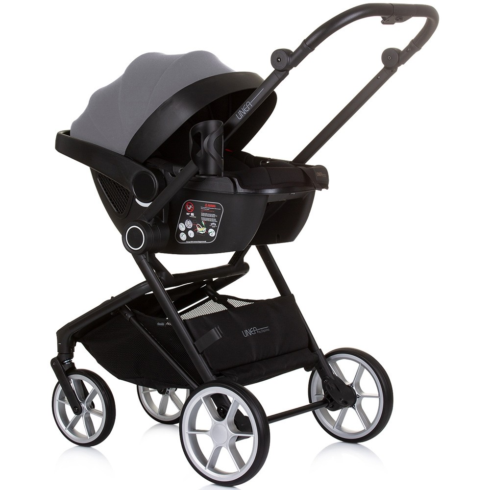 Carucior Chipolino Linea 3 in 1 Ash Grey, 0-22 kg - imagine 3