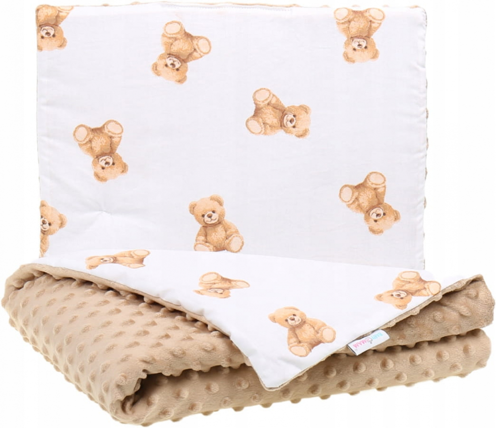 Set BabyMam Paturica + Pernuta Bej, Confort Maxim - imagine 3