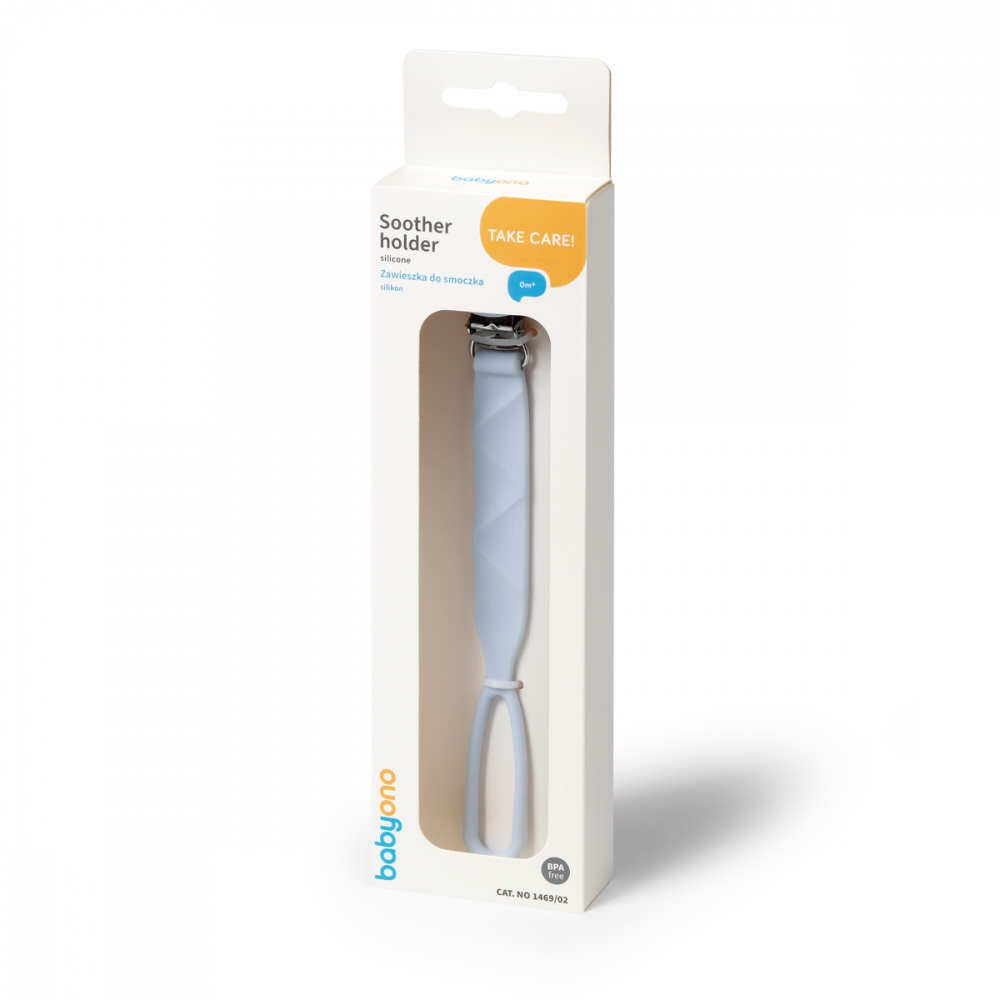 Lant Suzeta Babyono Silicon Albastru | Anti-Cadere - imagine 4