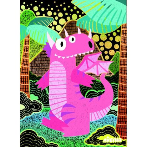 Set Scratch Art Dragoni Magici Avenir | Creativitate - imagine 3