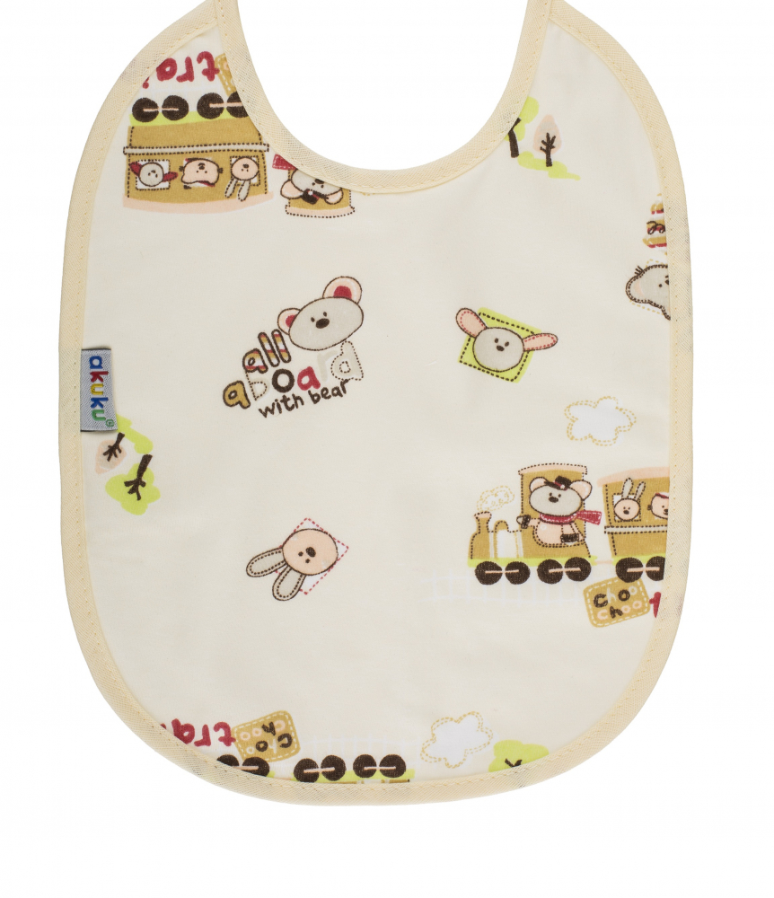 Baveta impermeabilă Akuku Beige cu Velcro