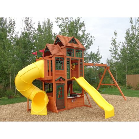 Complex Joacă Cedar Summit Canyon Ridge cu Tobogan - imagine 9