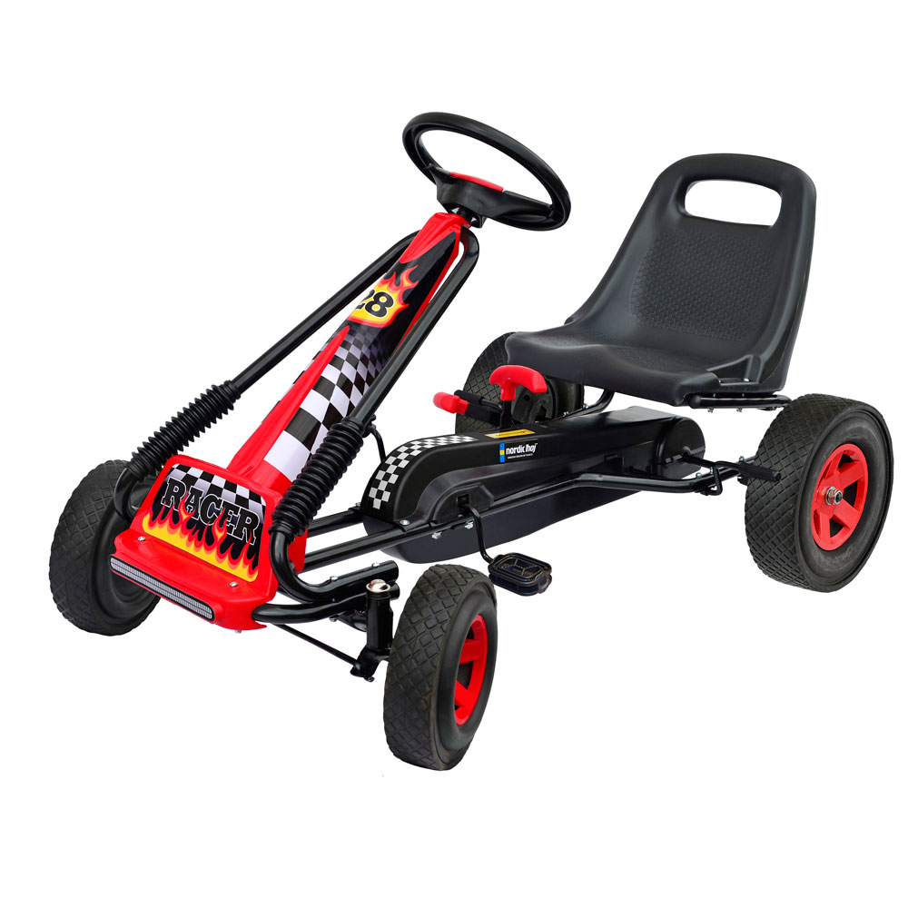 Kart cu Pedale Nordic Hoj, Metalic, 3-8 Ani - imagine 3