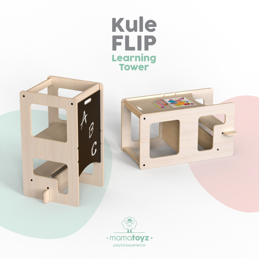 Turn Kule Flip MamaToyz | Multifuncțional Sigur - imagine 6