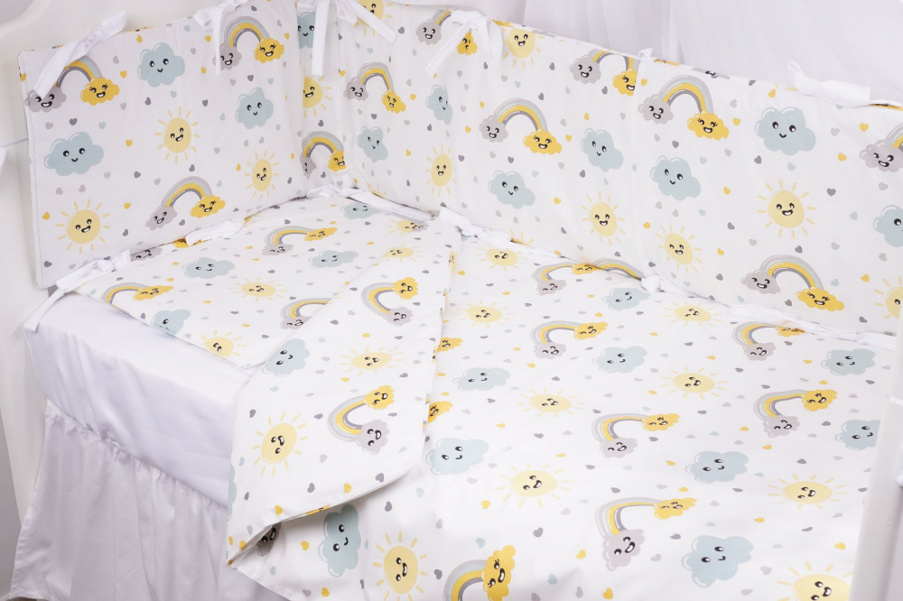 Lenjerie Patut 6 Piese Confort Family Curcubee - imagine 2
