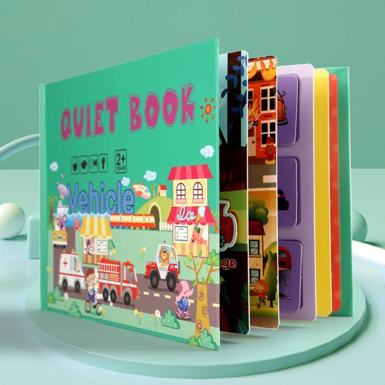 Quiet Book Vehicule Krista | Joc Educativ Interactiv