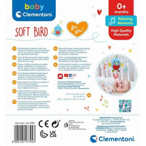 Clementoni Pasare Muzicala Plus Bebe - imagine 4