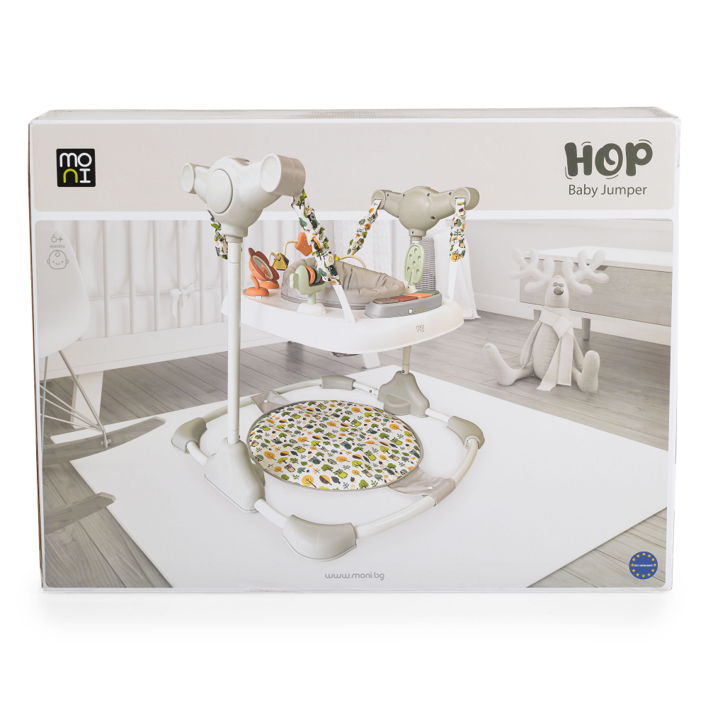 Moni Hop Albastru - Jumper Activitate Bebeluși - imagine 4
