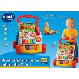 Antepremergator Vtech 2in1 Primii Pasi, Interactiv - imagine 5