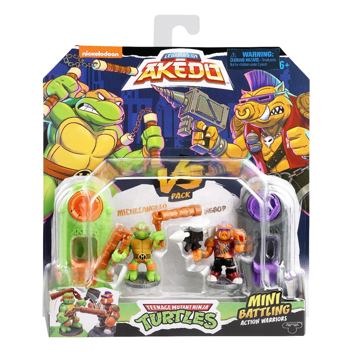 Set Akedo: Michelangelo vs Bebop | Luptă Epică