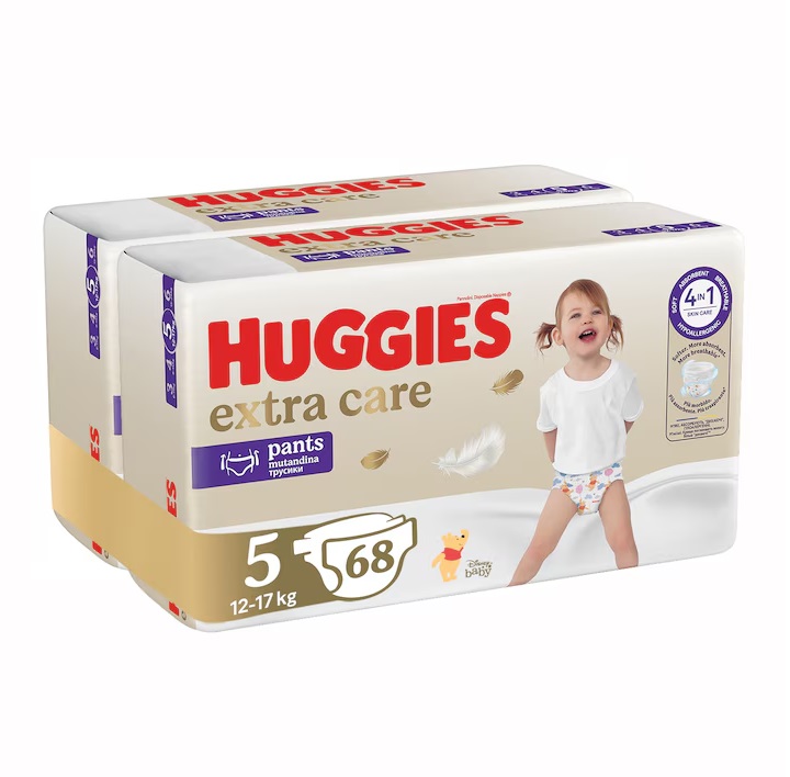 Huggies Extra Care 5, 12-17 kg, 68 buc - imagine 9