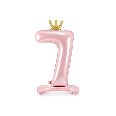 Balon Folie Cifra 7 Roz Party deco