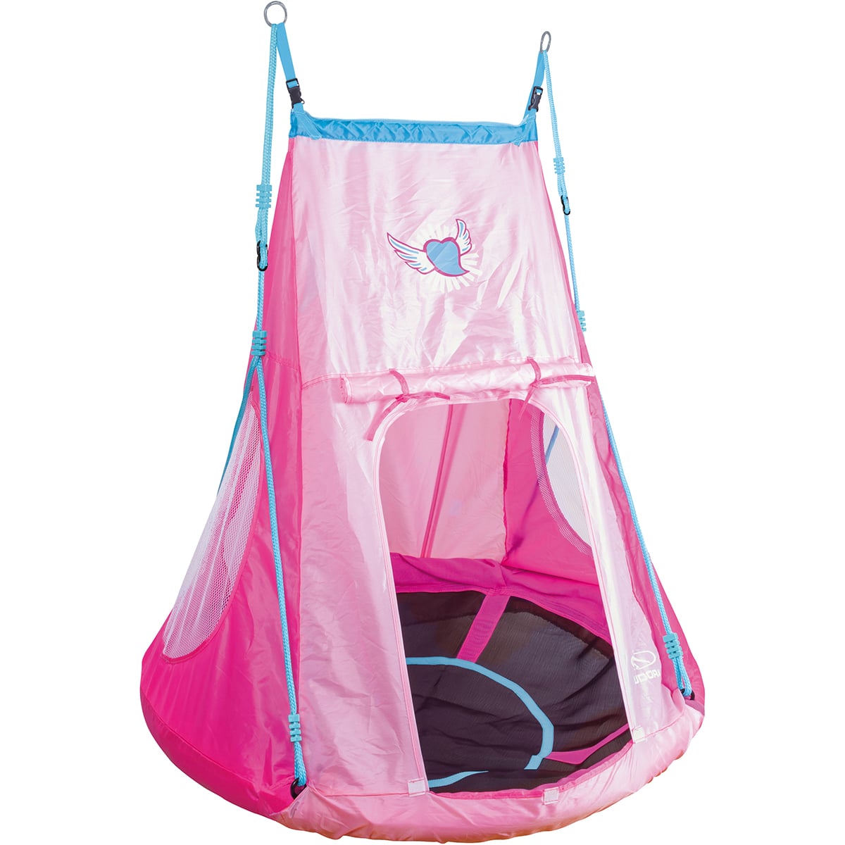 Leagan cu cort Hudora, Roz, 110 cm, Rezistent