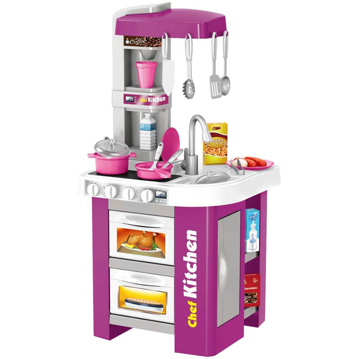 Set Bucatarie Little Chef cu Accesorii