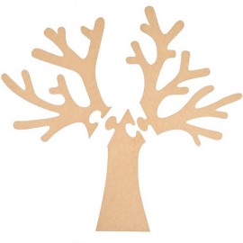 Copac Lemn Decorat Baker Ross | Proiect DIY Creativ - imagine 3