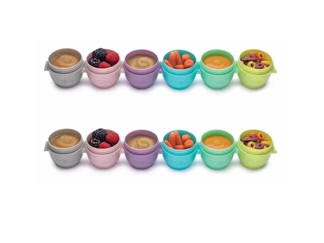 Set 12 Recipiente Silicon SnapGo Melii 59 ml - imagine 3