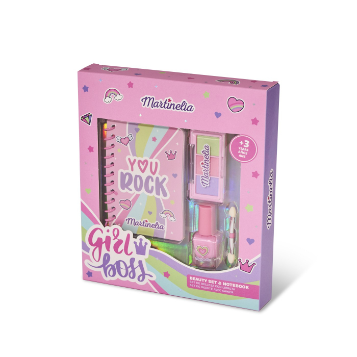 Martinelia Super Girl Set Machiaj si Notebook